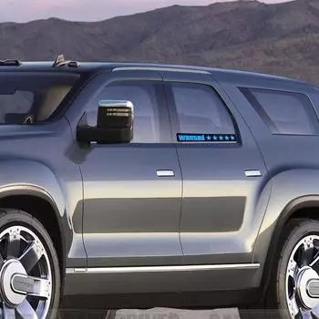 Car Sticker LED Wanted Car Decor Wanted Glow Panel Decoration Car Window Sticker Glow Panel Decoration Accessories For Trunk