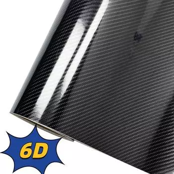 Car Stickers Carbon Fiber Vinyl Wrap Film 150*50cm 6D Gloss Carbon Fiber Film Waterproof Sticker For Car Accessories