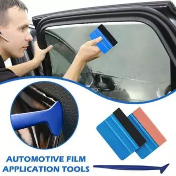Car Stickers Film Install Squeegee Vinyl Carbon Fiber Tool Sticker Tint Auto Tools Styling Car Scraper Accessories Window E6K8