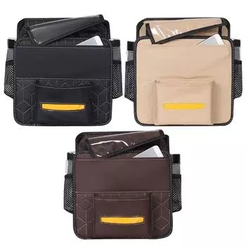 Car Storage Bag Between Seats Automotive Storage Barrier Automotive Storage Barrier Seat Back Organizer Automotive Storage Bag чёрный