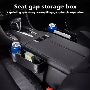 Car Storage Box Abs Plastic Universal Central Control Storage Color Organizer Pocket Box Car Catcher Slit Slot Solid S0q4