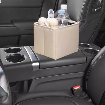Car Storage Box Waterproof Car Trash Can Multifunctional Faux Leather Automotive Caddy Organizer Car Interior Accessories For CHINA