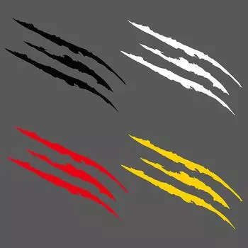 Car Styling Headlights Personalized Car Stickers Monster Claw Scratch Stripe Marks Headlight Decal Car Stickers Auto Accessories