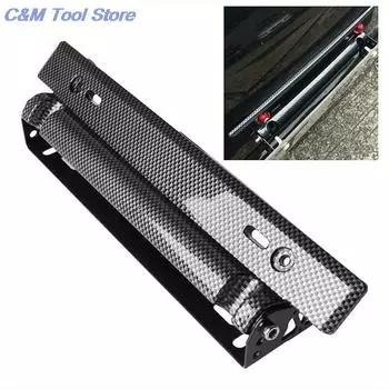Car-styling Universal Adjustable Car License Plate Frame Holder Carbon Fiber Racing Number Plate Auto Mount Bracket CHINA