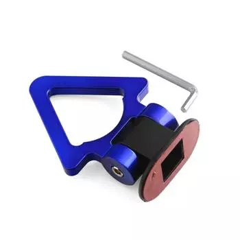 Car Styling Vehicle Towing Hook Self Adhesive Towing Bars Durable Trailer Hooks синий