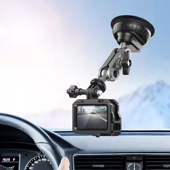 Автомобильный держатель для телефона на присоске, крепление на лобовое стекло автомобиля 1/4 дюйма для экшн-камеры GoPro Insta360 DJI CHINA