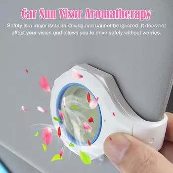 Автомобильный солнцезащитный козырек Освежитель воздуха Портативный зажим для салона автомобиля Экологичный безопасный растительный парфюм Ароматерапия Дезодорант Аксессуары лавандовый