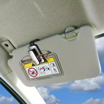 Car Sunglass Holder Clip Eyeglasses Mount Car Visor Clip Multifunctional Clip Holder Secure Organized Car Interior Accessory