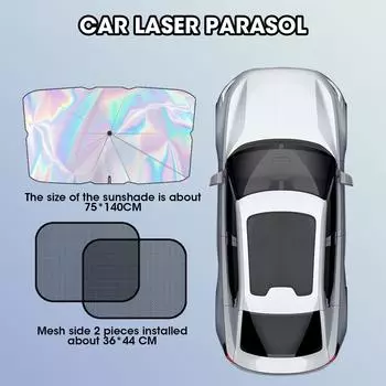 car sunshade car window sunshade retractable sunscreen heat insulation front windshield parasol армия зеленый