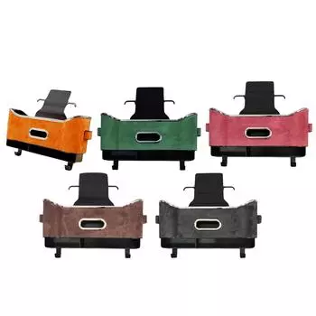 Car SUV Seat Back Organizer Tissue Box Cover Multipurpose Car Interior Accessory Scratch Resistant Seat Headrest Hanging Box оранжевый