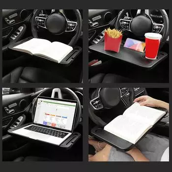 Car Table Tray Steering Wheel Pallet Eat Work Cart Drink Food Coffee Good Holder Tray Laptop Computer Mount Stand Amagi