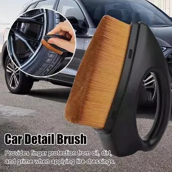 Car Tire Brush Detailing Brush Super Soft Auto Interior Removal Crevice Car Detail Portable Artifact Car Brush Dust Cleanin B6R6