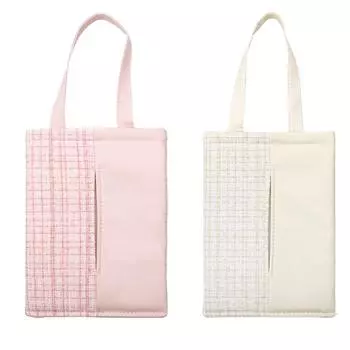Car Tissue Box Holder Backseat Car Tissue Box Facial Tissues Boxes Car Napkin Holder Leather Suspending Napkin Dispenser Car