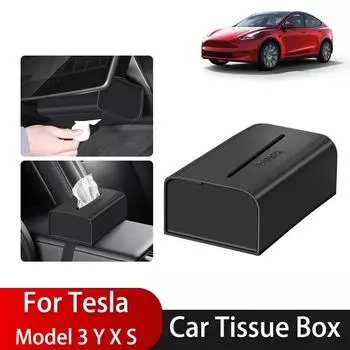 Сумка для хранения автомобильных салфеток для Tesla Model 3 YXS, скрытая за экраном, держатель для салфеток, скрытый силиконовый держатель для салфеток