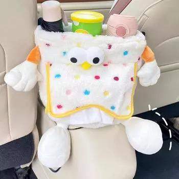 Car Tissue Holder Cute Soft Car Tissue Holder And Trash Bin Cartoon Car Styling Tissue Box Umbrella Organizer Auto Backseat CHINA