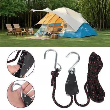 Car Tool Hanging Rope Clip Automotive repair tools Heavy Duty Rope Hanger Ratchet Adjustable Camping Tent Tool Dent repair tool чёрный