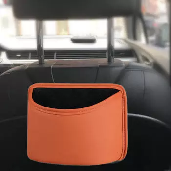 Car Trash Can ,Auto Dustbin ,Multifunction Mini Holder ,Seat Back Storage Box Garbage Organizer for оранжевый
