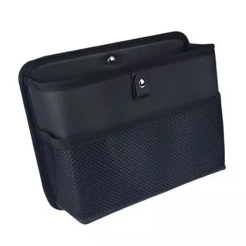 Car Trash Can For Back Seat PU Leather Multi-function Car Trash Bag Car Trash Bag Car Seat Organizer Backseat Car Rear Seat Back