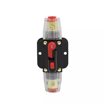 Предохранитель для автомобиля, грузовика, восстанавливаемый 20A, 30A, 40A, 50A, 60A, 80A, 100A, 125A, 150A, держатель предохранителя для защиты от короткого замыкания Предохранитель для автомобиля, грузовика, восстанавливаемый аудиосистемой