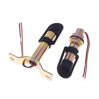 Car Truck Strobe Warning Lights Metal Rotating Flashing Beacon Mount Bracket Flexible Stem Golden Bracket Accessories A2