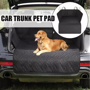 Car Trunk Pet Pad Black Oxford Protective Pads Camp Outdoor Travel Cat And Dog Sofa Nest Luggage Lining Tray Cars Supplies чёрный