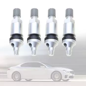 Автомобильные бескамерные шины TPMS клапаны Металлическая система контроля давления в шинах Датчик клапанов Ремонт штока Обеспечивает безопасное вождение 1
