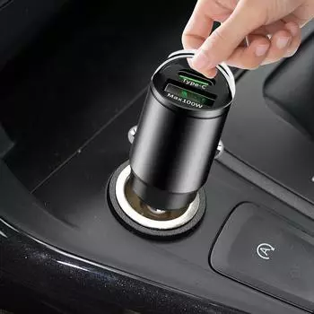 Car USB Charger 100w Car Cell Phone Charger Pd Qc 3.0 Dual Charging Outlet Charger Car Adapter USB Phone Charger For Cars Phone CHINA