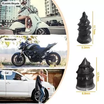 Car Vacuum Tyre Repair 500/10Pcs Truck Motorcycle Scooter Rubber Tire Puncture Repair Set Glue Repair Tire Film Rubber Nail