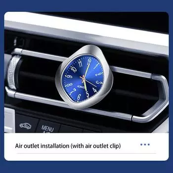 Car Vent Air Freshener Car Aroma Diffuser Clock Shape Vent Perfume Luminous Car Decor Automotive Air Fresheners Car Interior
