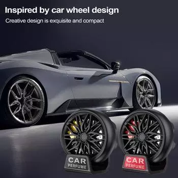Car Vent Air Freshener Car Diffuser Car Fragrance Car Smell Air Freshener Wheel Rim Car Fresheners Car Aromatherapy Car Interior чёрный