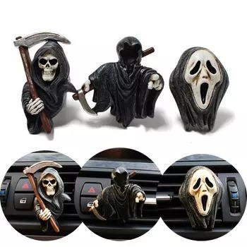 Car Vent Clips, 3 Pieces Cute Car Aromatic Vent Clip, Auto Interior Halloween Decoration For Car Home Holiday Gifts Vent Decor Car Vent Ac One Size