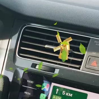 Car Vent Clips Scents Diffuser Vent Clips Windmill House Shape Fragrance Accessories Multifunctional Decorative Automotive CHINA