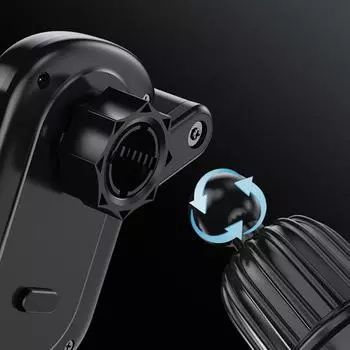 Car Vent Phone Mount Hook Clip 360° Rotation Adjustable Cell Phone Clamp Vent Clip For 4.7-7 Inch Smartphones оранжевый