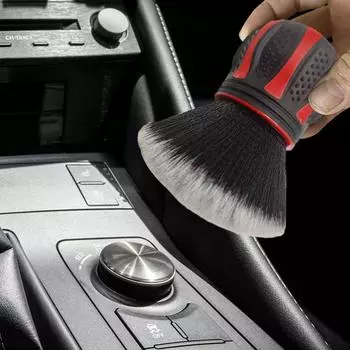 Car Wash Bursh Soft Detailing Brush Car Cleaning Tool Auto Detail Brushes for Car Interior Air Outlet Dash Wheel Duster Brush синий