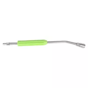 Car Wash Gun Extension Rods Curved Water Gun Extender Rod Car Wash Accessories 41cm зелёный