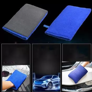 Car Wash Magic Clay Bar Mitt Car Clay Cloth Auto Care Cleaning Towel Microfiber Sponge Pad Clay Cloth синий