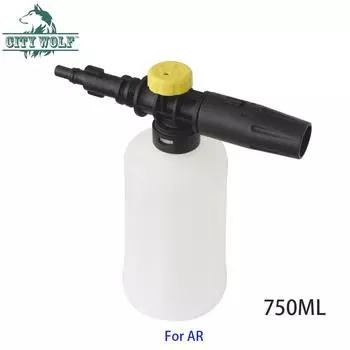 Car Wash Snow Foam Nozzle 750ML Soap Sprayer Bottle For Black&Deck AR Makita Bosch High Pressure Washer Car Accessories