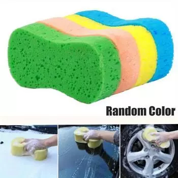 Car Wash Sponge Block Car Motorcycle Cleaning Supplies Large Size Sponge Brush Dusting Random Color Car Cleaning Tools Amagi