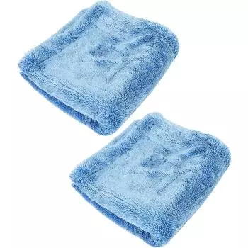 Car Wash Water Quick Thick Does Not Leave Wipe Marks 2 Small Cloth, Microfiber, Absorbent, Drying, Wiping, Type, (Blue, Sizes)