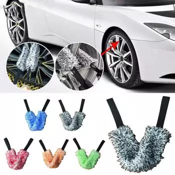 Car Wash Wipe Car Wash Block Cross Border Car Wash Cloth Tire Dead Angle Cleaning Strip Rub Dirt Tension Rope Sponge Wipe