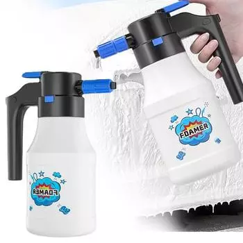 Автомобильный водяной пистолет 1,5 л электрический распылитель для мойки бутылок распылители для мойки автомобилей пенный очиститель инструмент для мойки автомобилей пенообразователь высокого давления белый