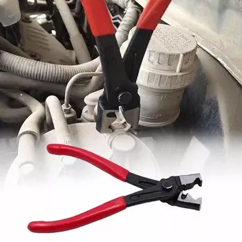 Car Water Pipe Clamp Calliper R Type Hose Clamp Plier Repair Tool Car Oil Hose Crimping Plier Auto Collar Hose Clip Clamp Pliers красный