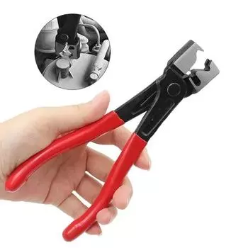 Car Water Pipe Clamp Calliper R Type Hose Clamp Plier Repair Tool Car Oil Hose Crimping Plier Auto Collar Hose Clip Clamp Pliers красный