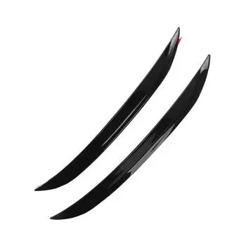 Car Wheel Arch Trim Glossy Black Wheel Eyebrow Strip Protector Flare Moulding Trim Lips Universal 33.5cm