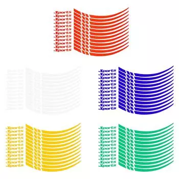 Car Wheel Hub Stickers Wheel Hub Decals Professional Wheel Accessory Fashionable