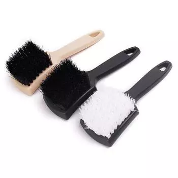 Car Wheel Soft Brush Tire Cleaner Washing Tools Detailing Wash Brush for Car чёрный