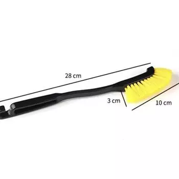 Car Wheel Tire Rim Detailing Brush 1 Pcs Truck Wheel Wash Detail Brushes Cleaner Tools Plastic Handle Car Washing Cleaner Tools красный