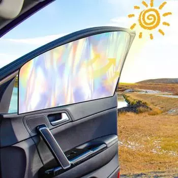 Car Window Covers Automotive Side Window Screen Auto Camping Sunshades Accessories Magnetic Privacy Side Sunshades for Heat красный