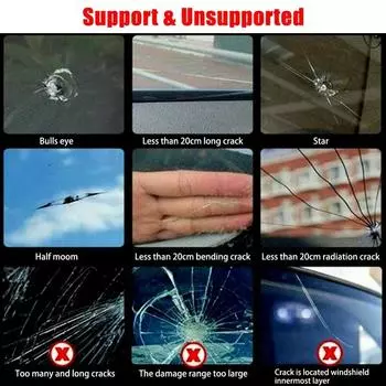 Лобовое стекло автомобиля, инструмент для ремонта трещин, сделай сам, автомобильное окно, комплект для ремонта экрана телефона, клей для отверждения стекла, авто стекло, восстановление трещин, царапин CHINA