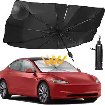 Car Windshield Sunshade Umbrella Foldable Universal Sunshade UVreflector Sunshade Front Windshield Sunshade Suitable SUV amagi